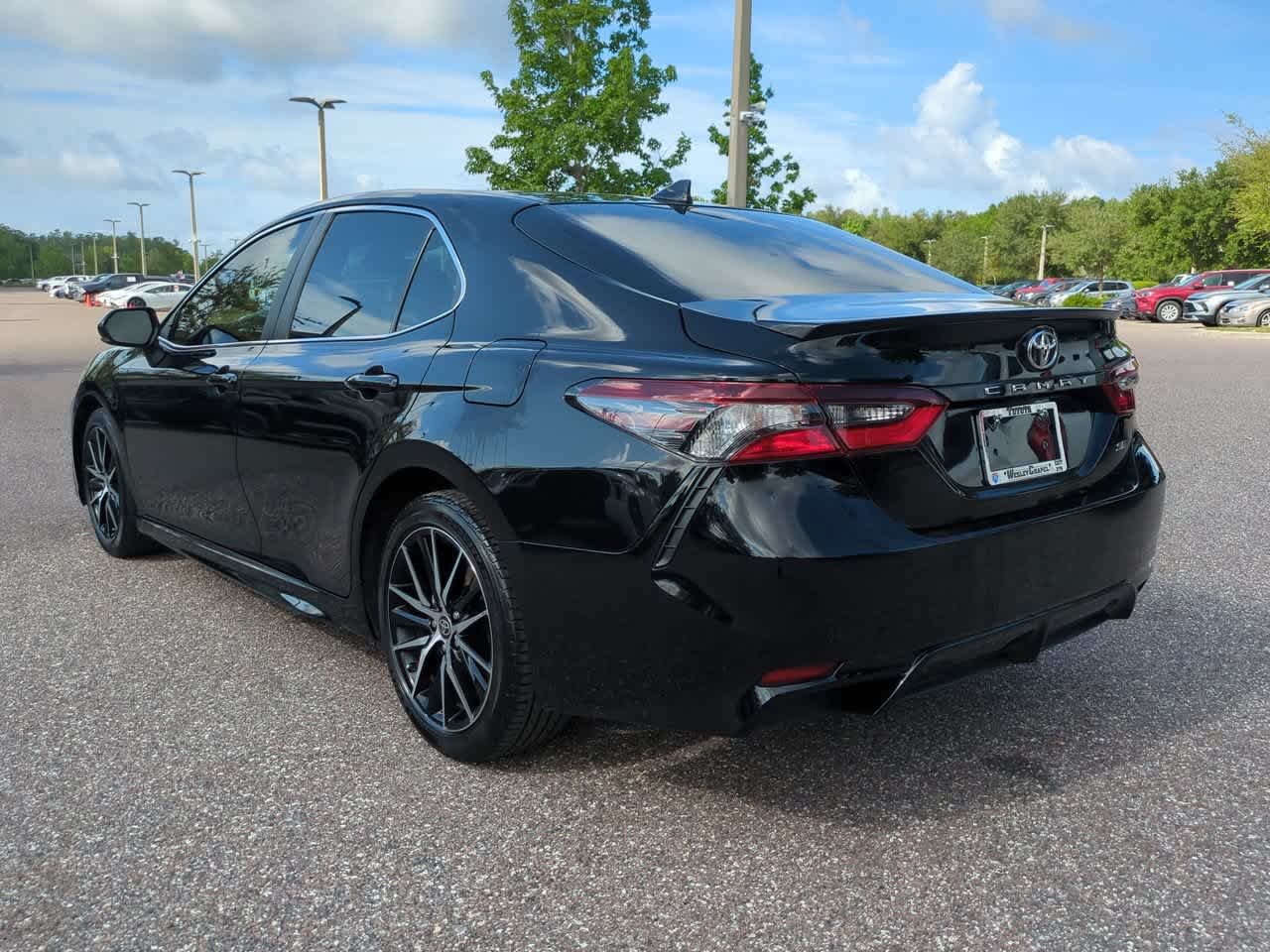 Certified Used 2024 Midnight Black Metallic Toyota SE image 4