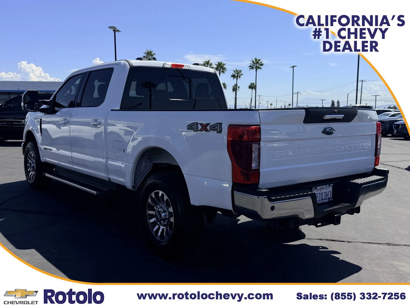 Used 2022 OXFORD WHITE Ford LARIAT image 4