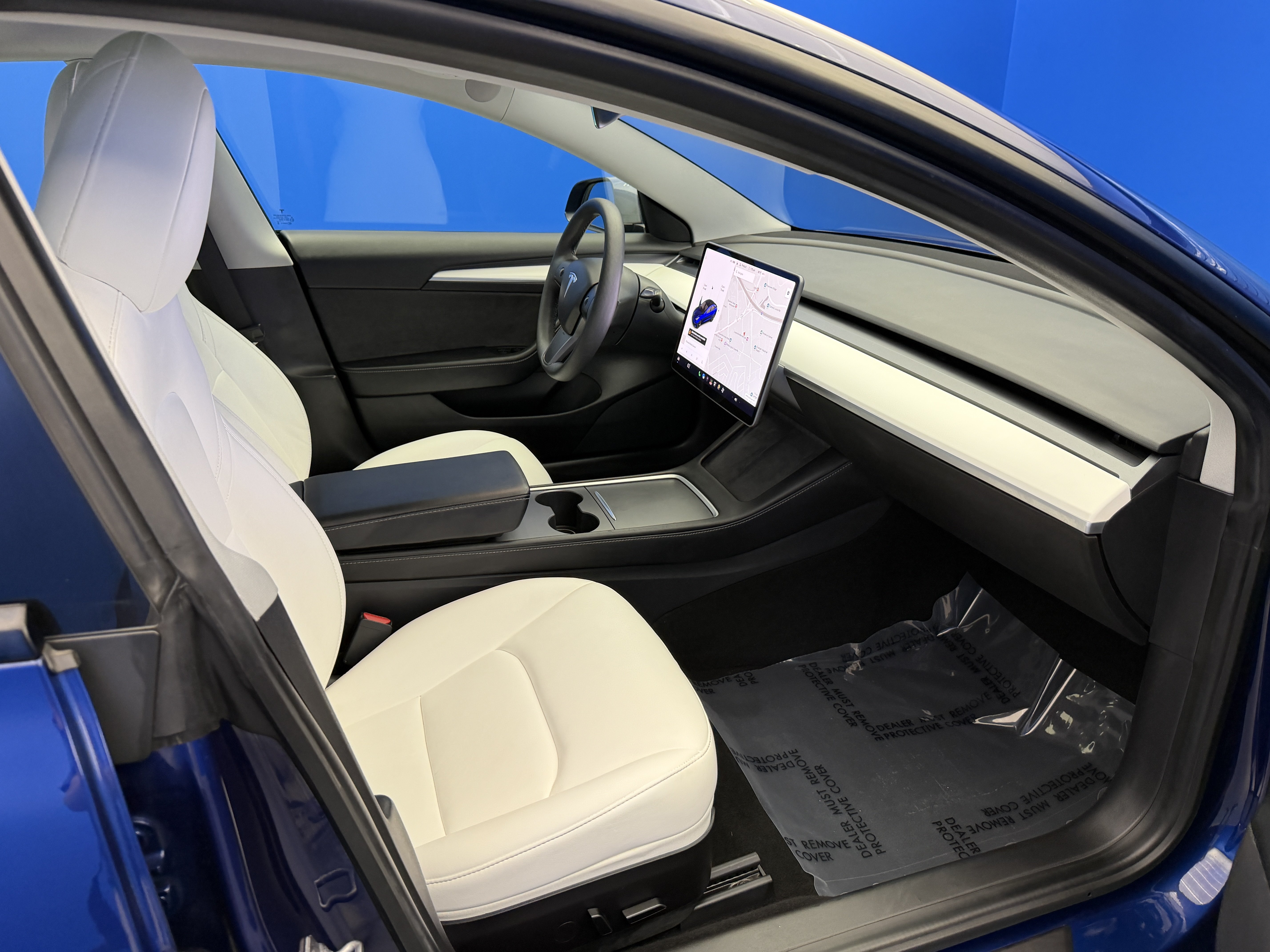 Used 2021 Deep Blue Metallic Tesla Standard Range Plus image 24