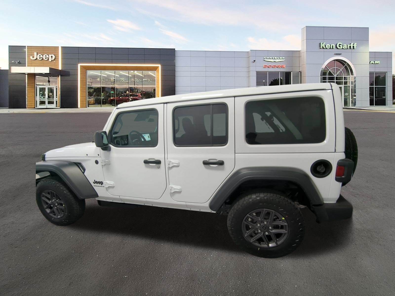 New 2027 Bright White Clear-Coat Paint Jeep Sport S image 8