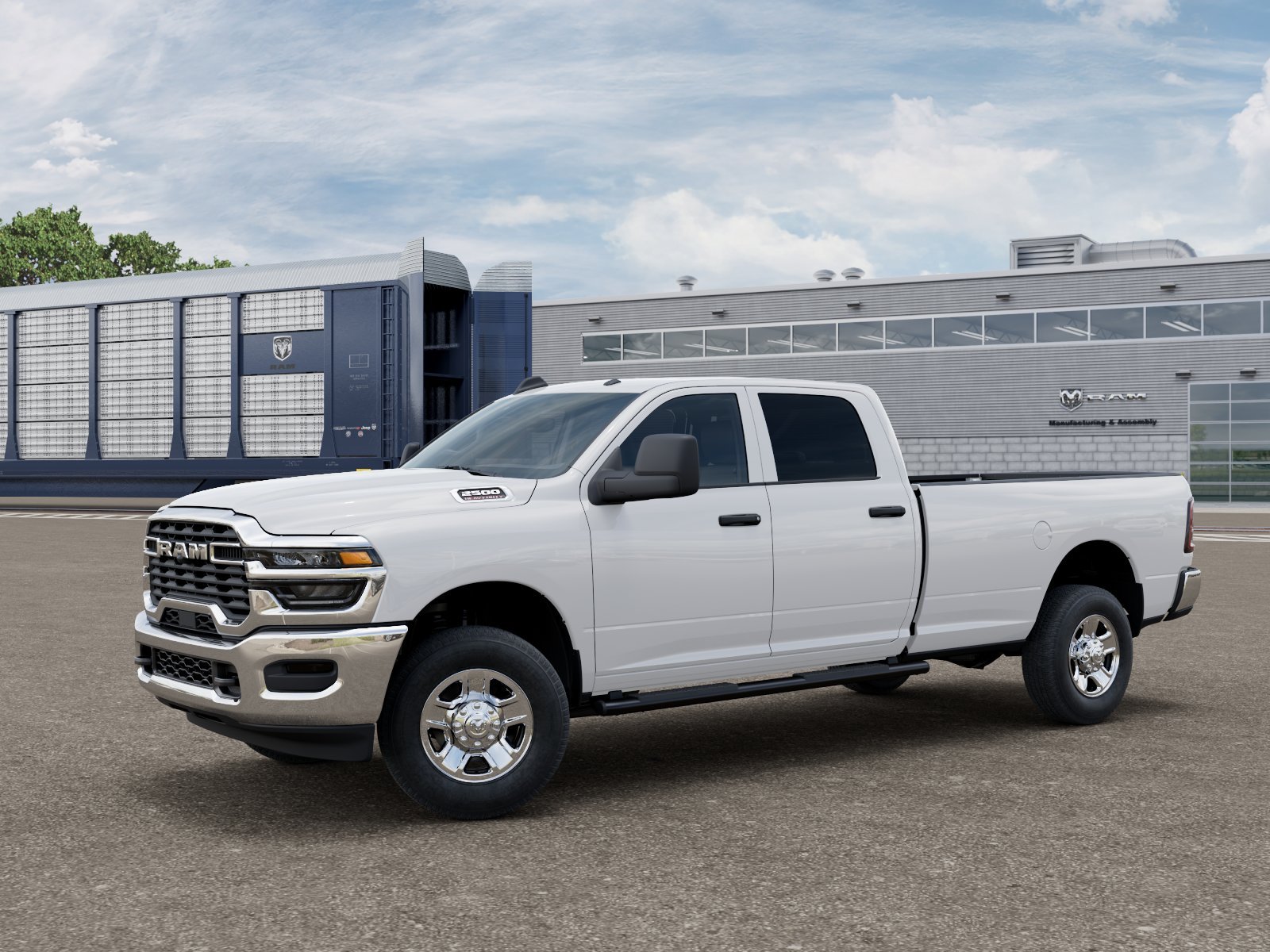 New 2026 Bright White Clear-Coat Exterior Paint RAM Tradesman image 1