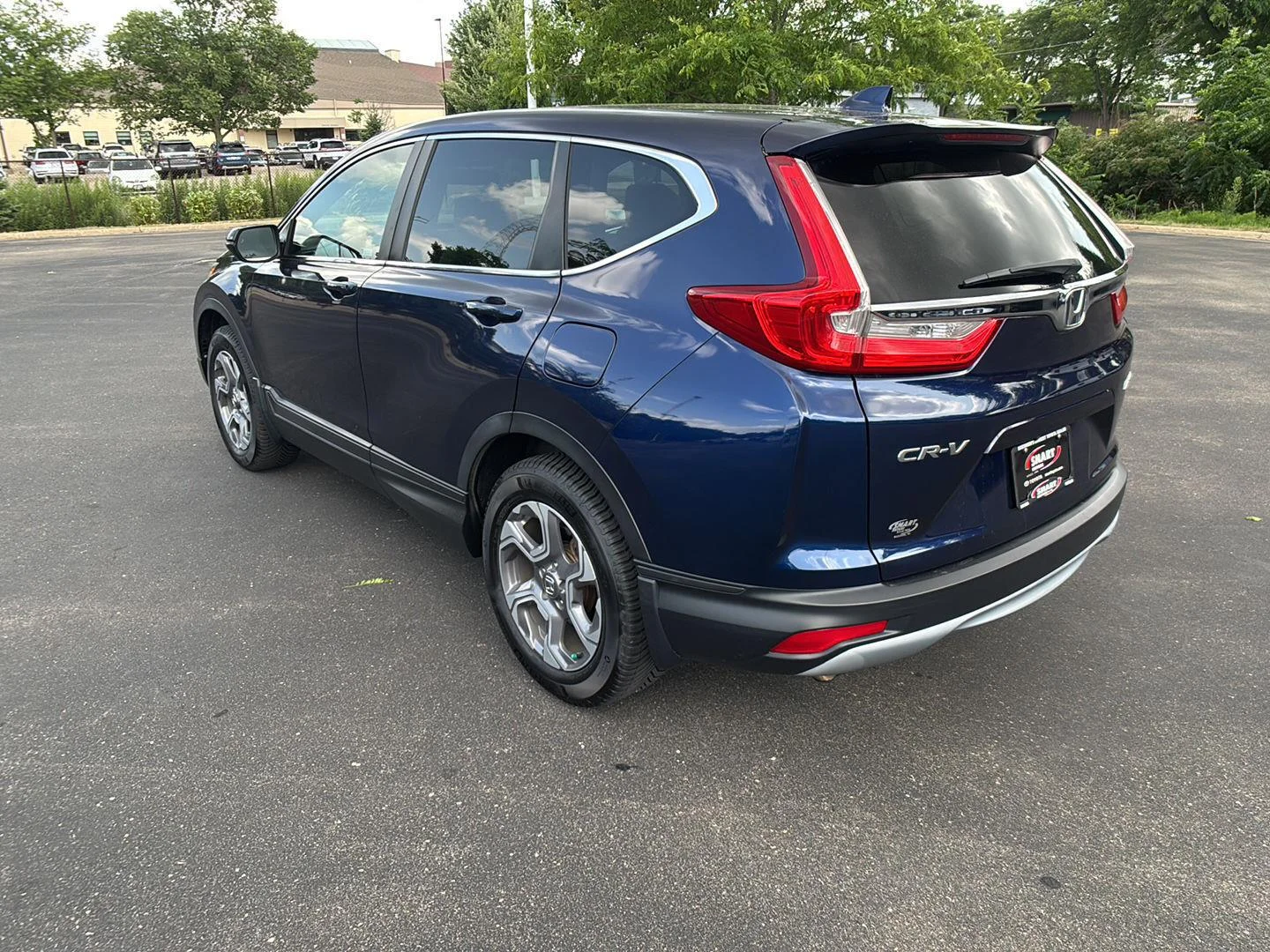 Used 2018 Obsidian Blue Pearl Honda EX image 12