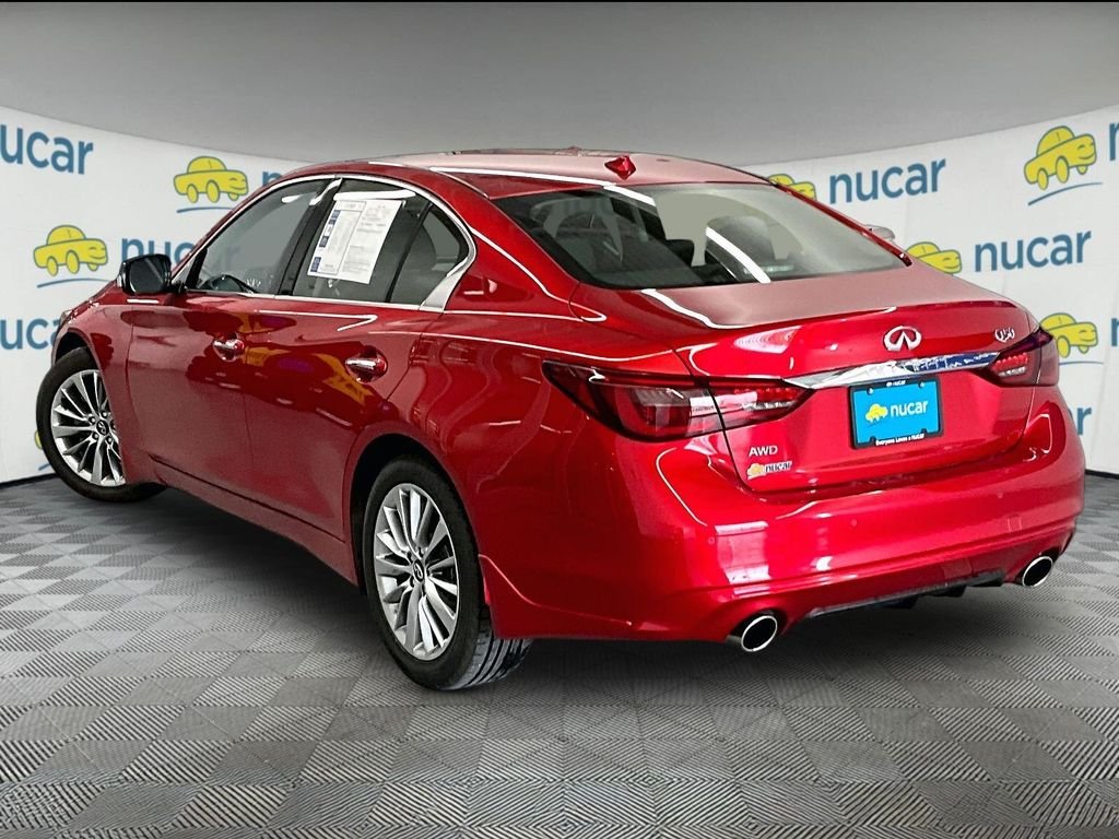 Used 2023 Dynamic Sunstone Red INFINITI LUXE image 4