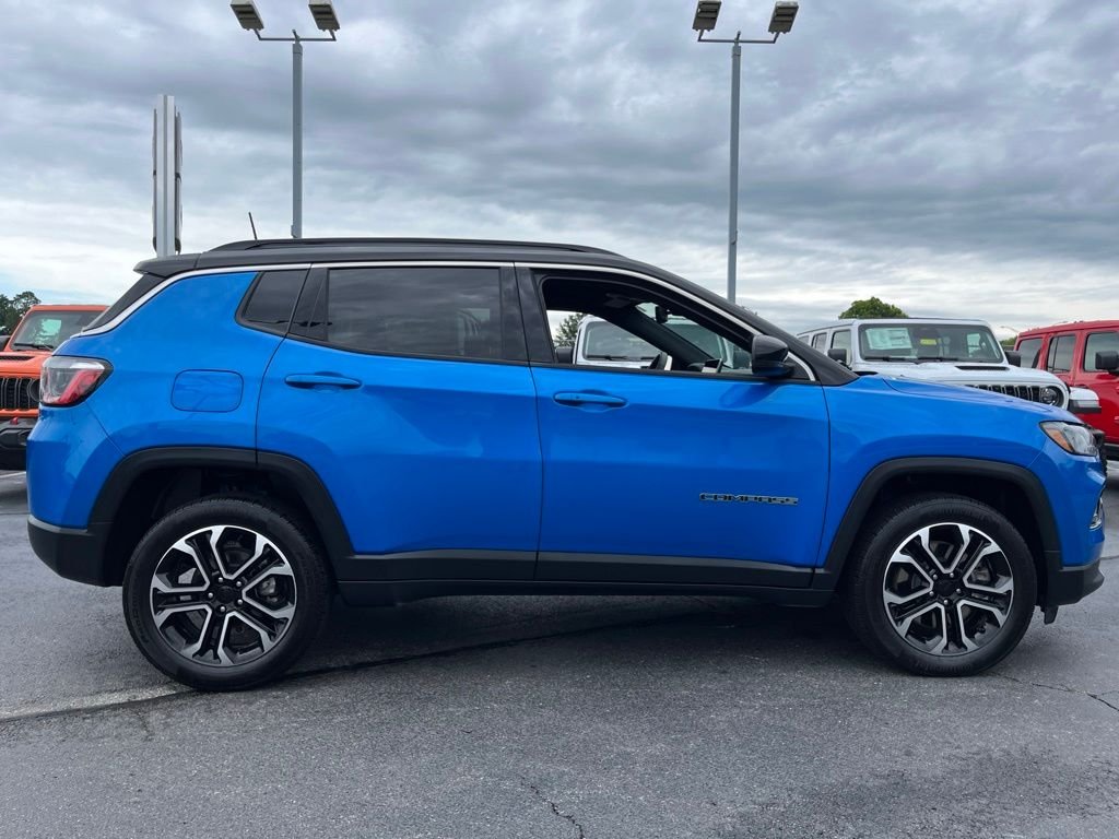 Used 2023 Laser Blue Jeep Limited image 11