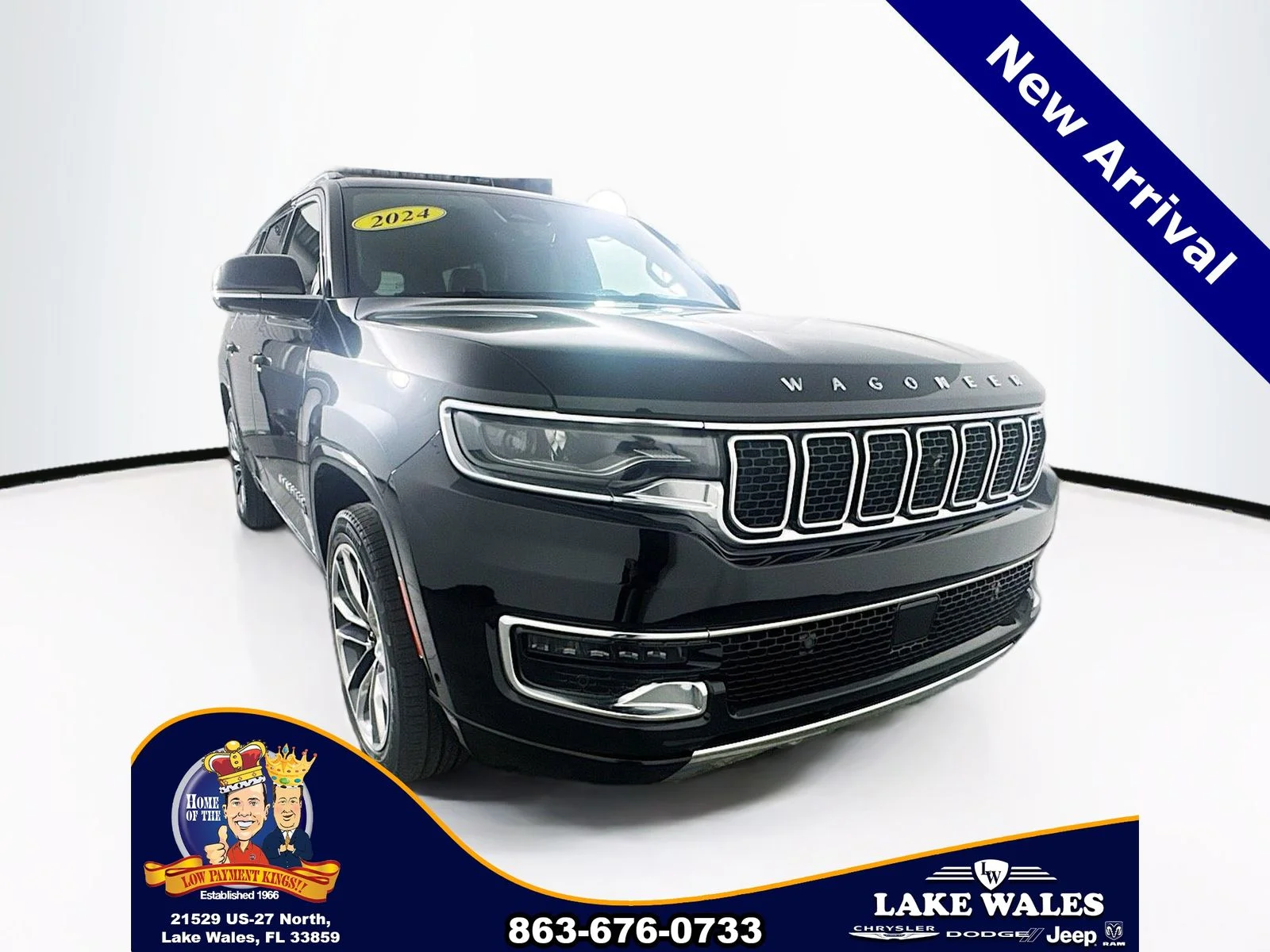 Certified Used 2024 Black Jeep Series III image 1