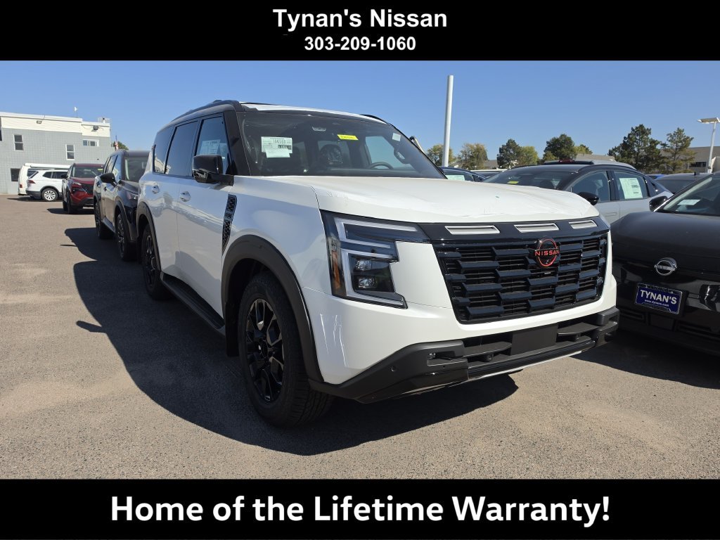 New 2027 Aspen White TriCoat / Super Black Two-tone Nissan PRO-4X image 1