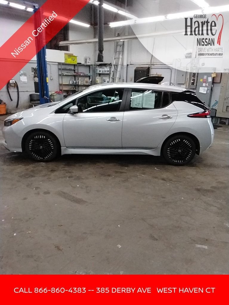 Certified 2023 Nissan Leaf SV Plus with VIN 1N4CZ1CV6PC561897 for sale in West Haven, CT