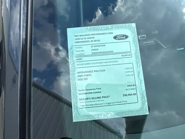 New 2027 Gray Ford Platinum image 2