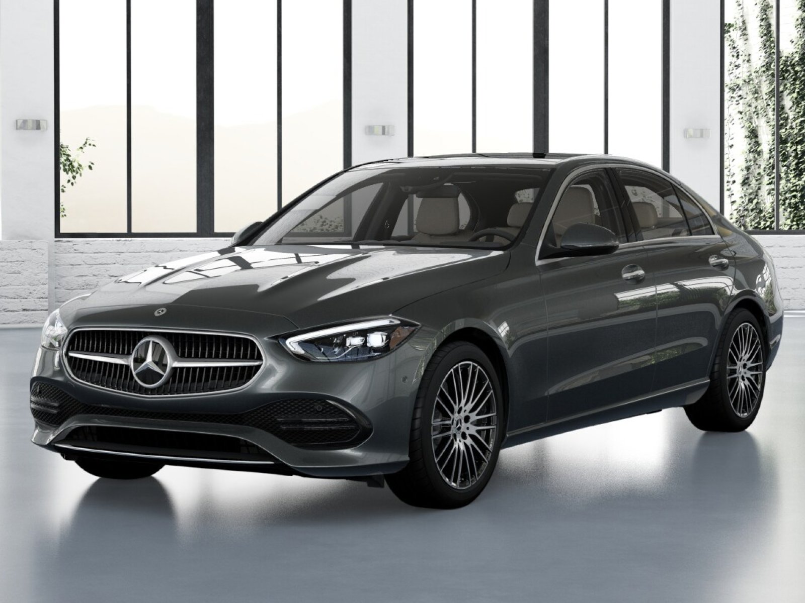 New 2026 Selenite Grey Metallic Mercedes-Benz C 300 4MATIC® Sedan image 1