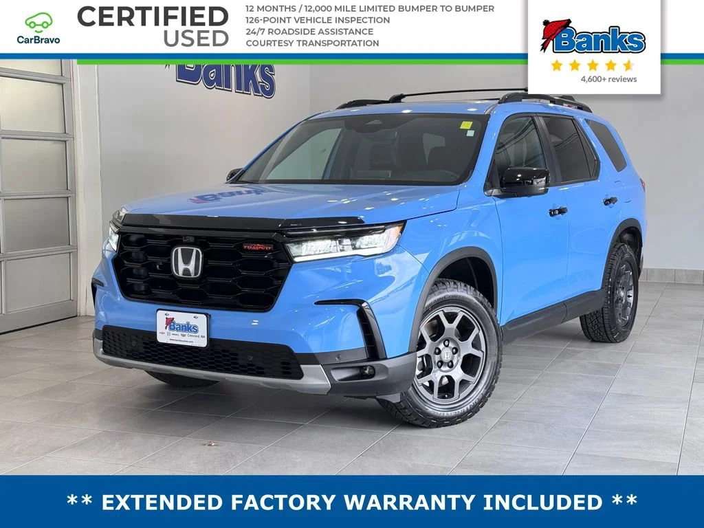 Certified Used 2025 Blue Honda TrailSport image 1