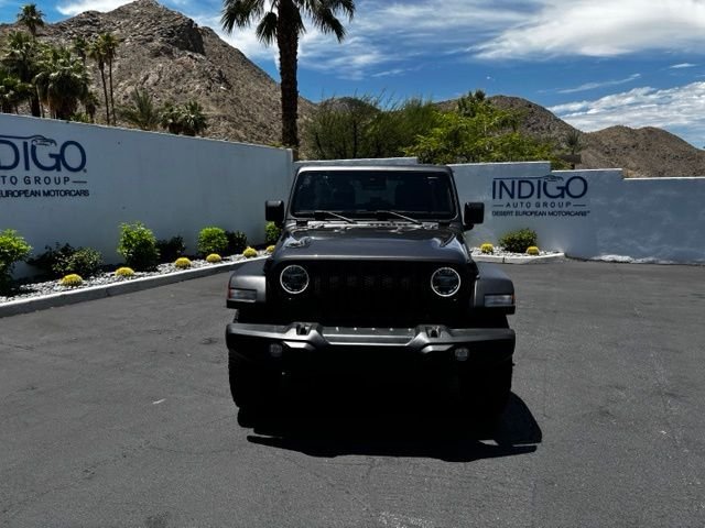 Used 2021 Granite Crystal Metallic Clearcoat Jeep Unlimited Willys image 2