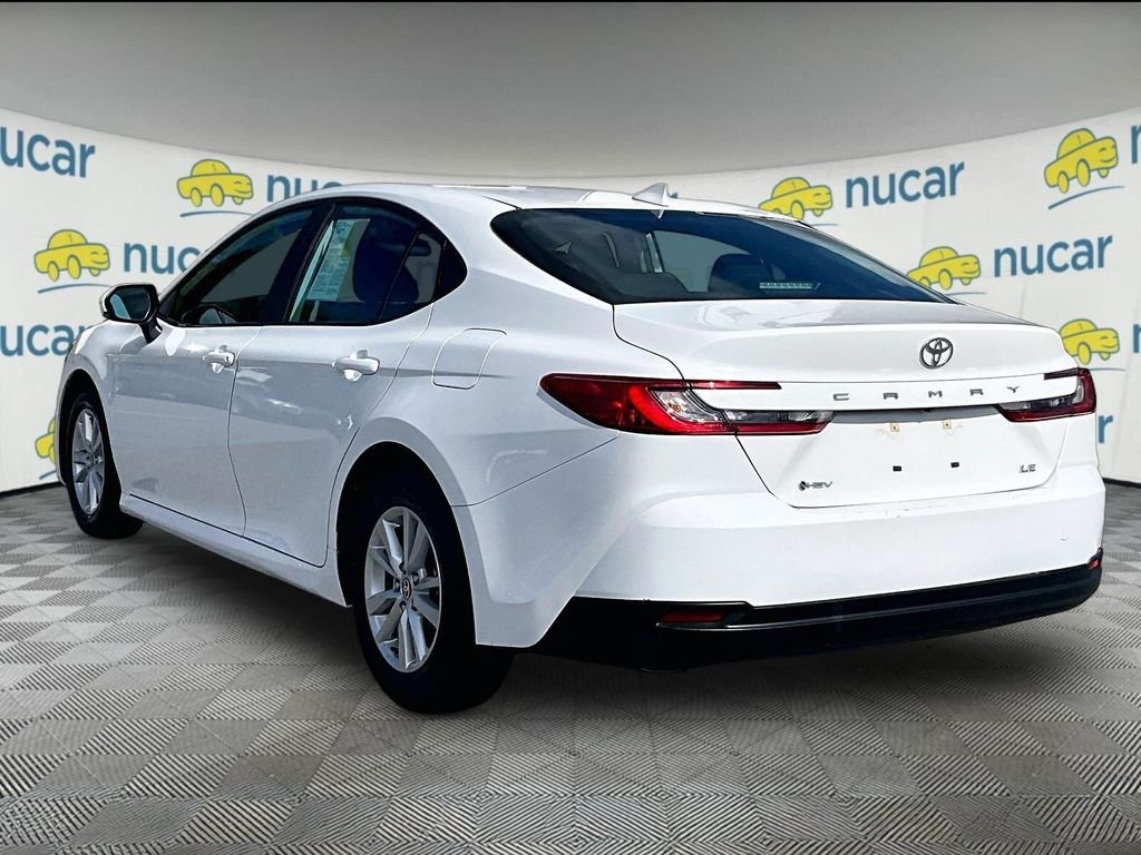 Used 2025 White Toyota LE image 4