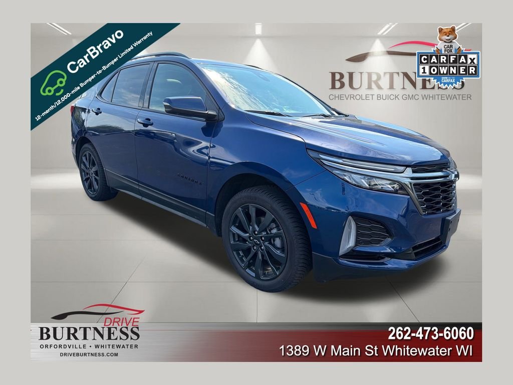 Used 2022 Blue Chevrolet RS image 1