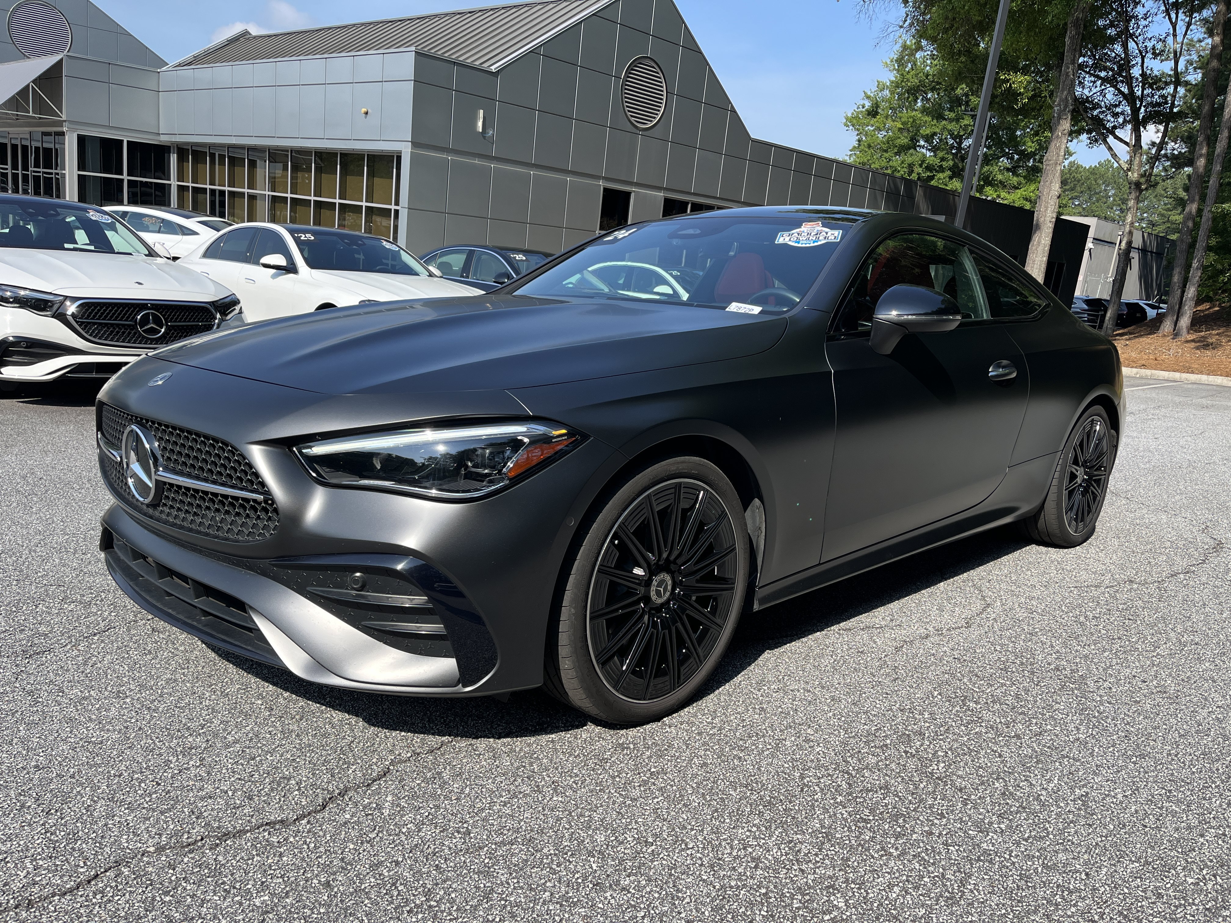 Certified Used 2024 MANUFAKTUR Graphite Grey Magno Mercedes-Benz CLE 300 4MATIC® Coupe image 3