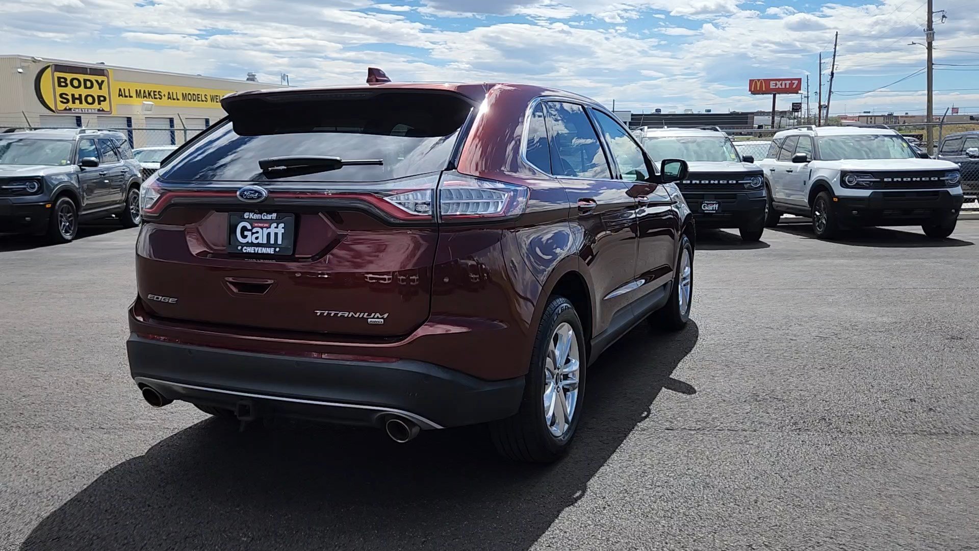 Used 2016 Bronze Fire Metallic Tinted Clearcoat Ford Titanium image 3