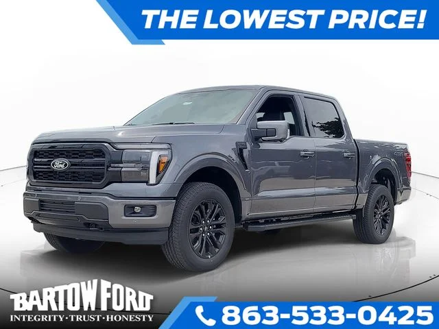 New 2026 Gray Metallic Ford Lariat image 1