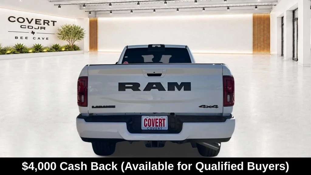 New 2026 Bright White Clear-Coat Exterior Paint RAM Laramie image 9