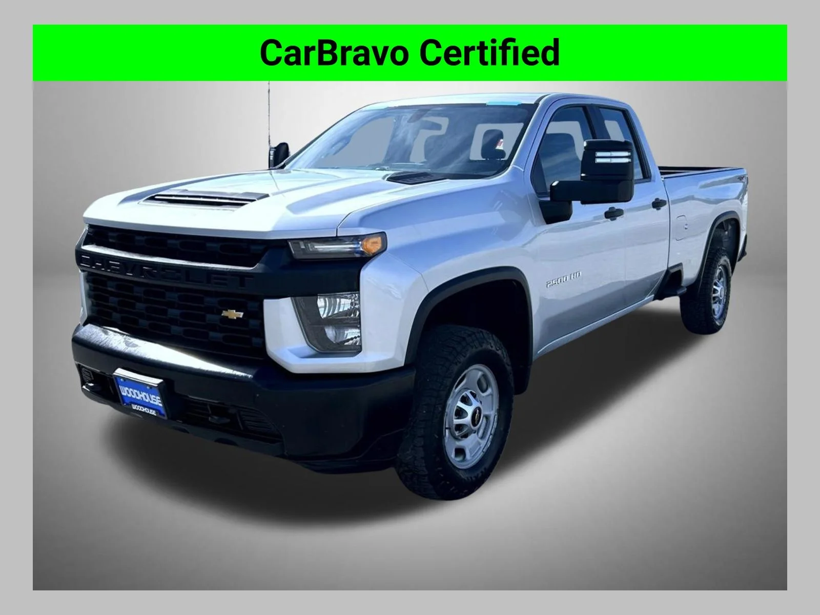 Certified Used 2020 Silver Chevrolet Work Truck image 1