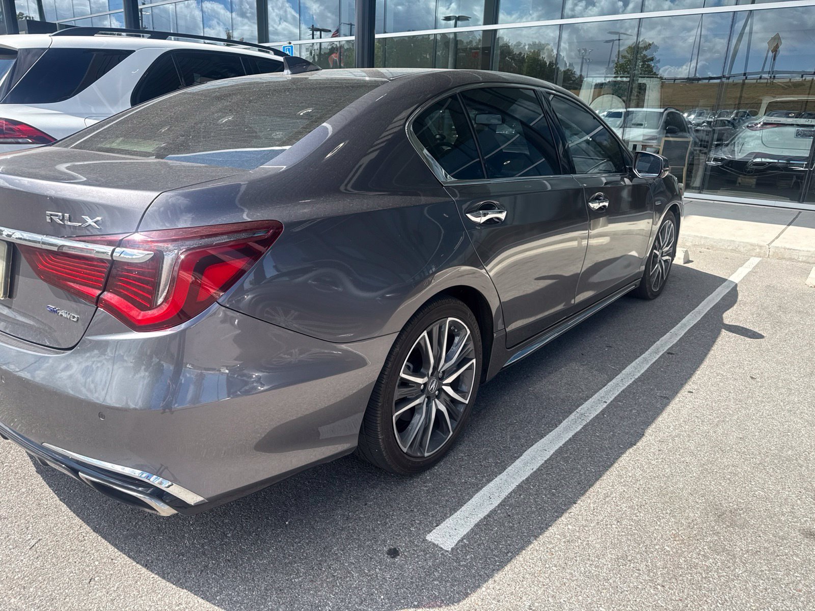 Used 2018 Modern Steel Metallic Acura Base image 3