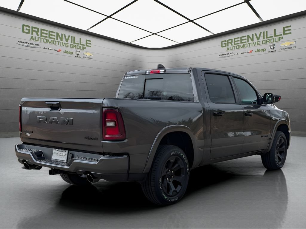 New 2026 Granite Crystal Metallic Clear-Coat Exterior Paint RAM Big Horn Night Edition Hemi 4x4 Crew Cab image 8