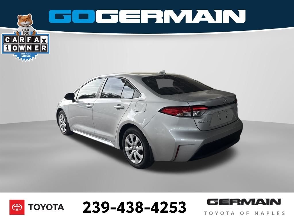 Certified Used 2025 Silver Toyota LE image 4
