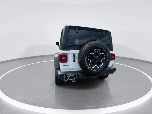 Used 2022 White Jeep Unlimited Rubicon 4xe image 7