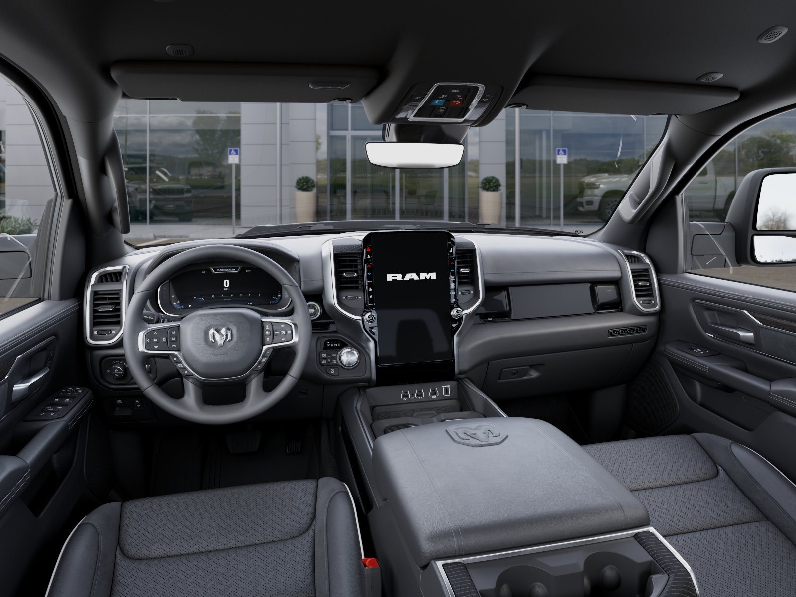 New 2026 Diamond Black Crystal Pearl-Coat Exterior Paint RAM Laramie image 44