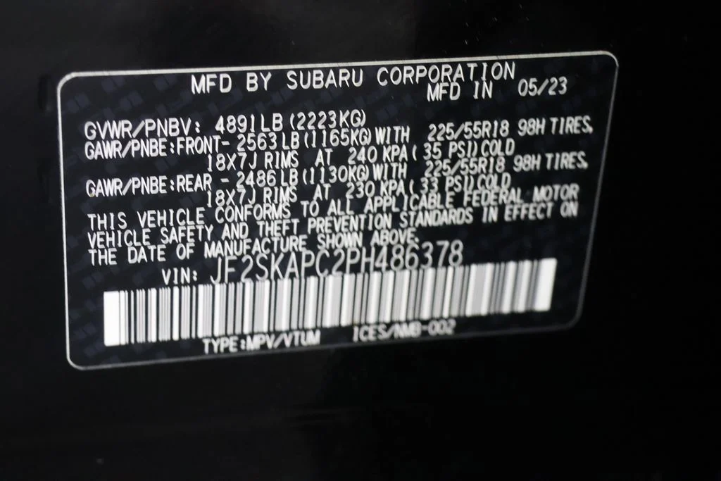 Used 2023 Black Subaru Limited image 30