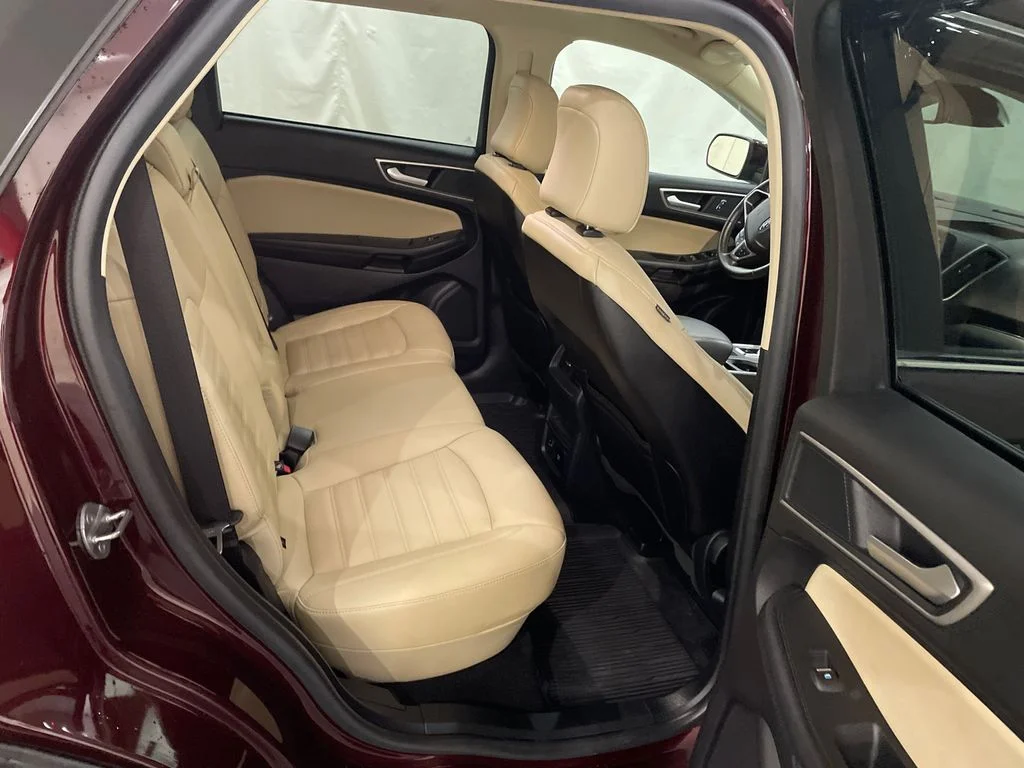 Used 2021 Burgundy Velvet Metallic Tinted Clearcoat Ford SEL image 24