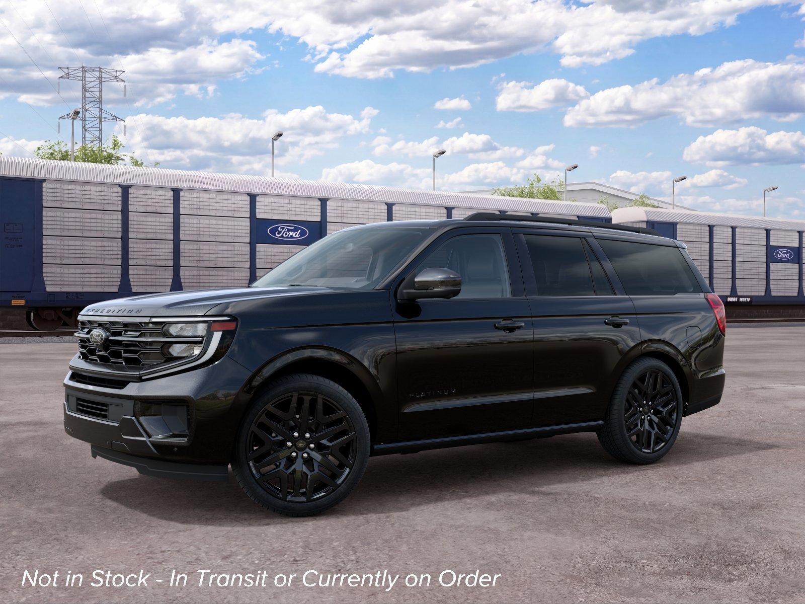 New 2027 Agate Black Metallic Ford Platinum image 1