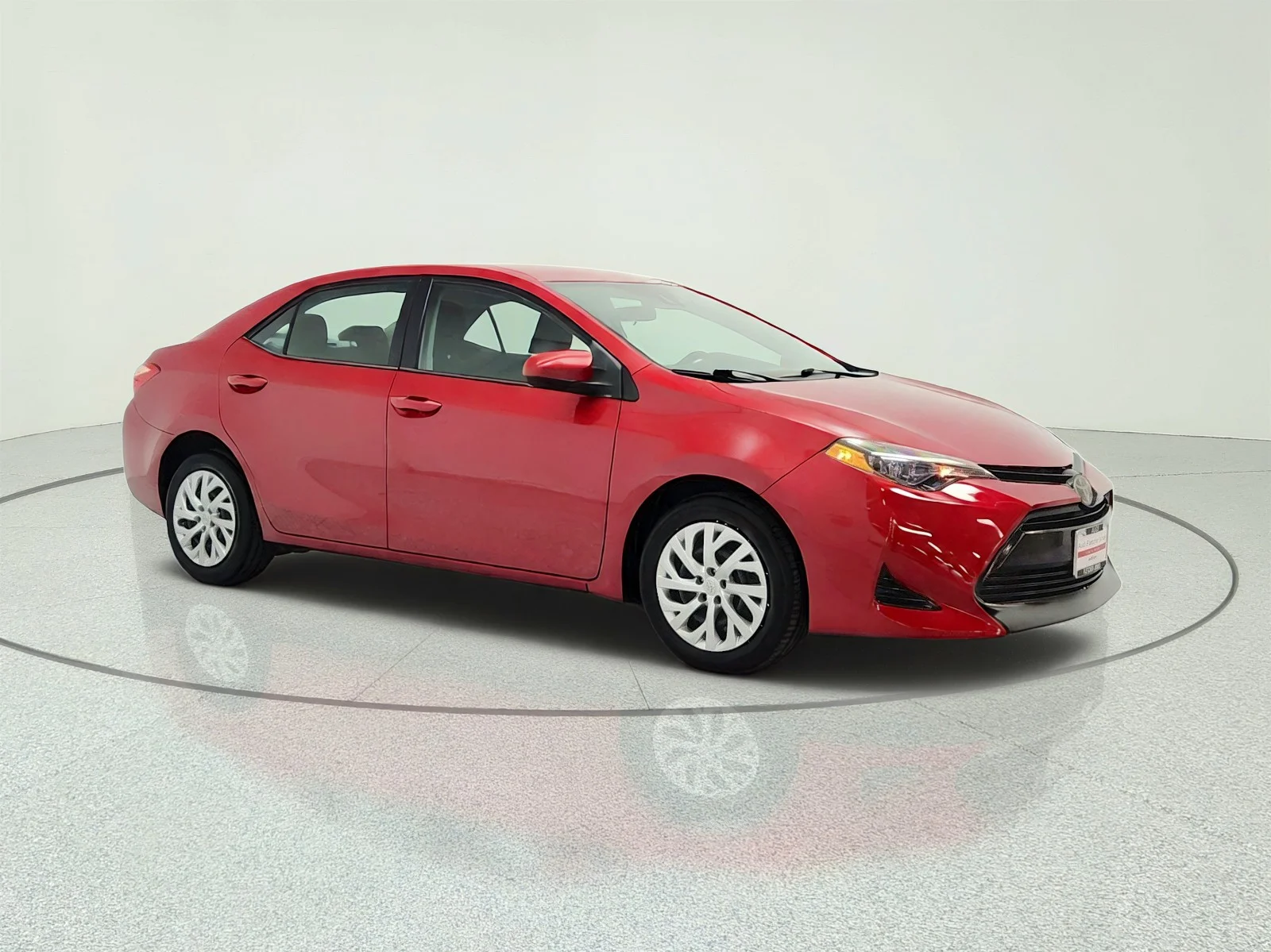Used 2017 Barcelona Red Metallic Toyota LE image 3
