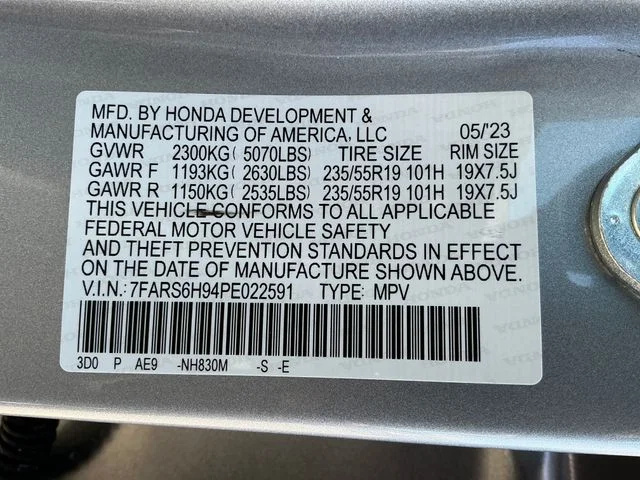 Used 2023 Silver Honda Sport Touring image 30
