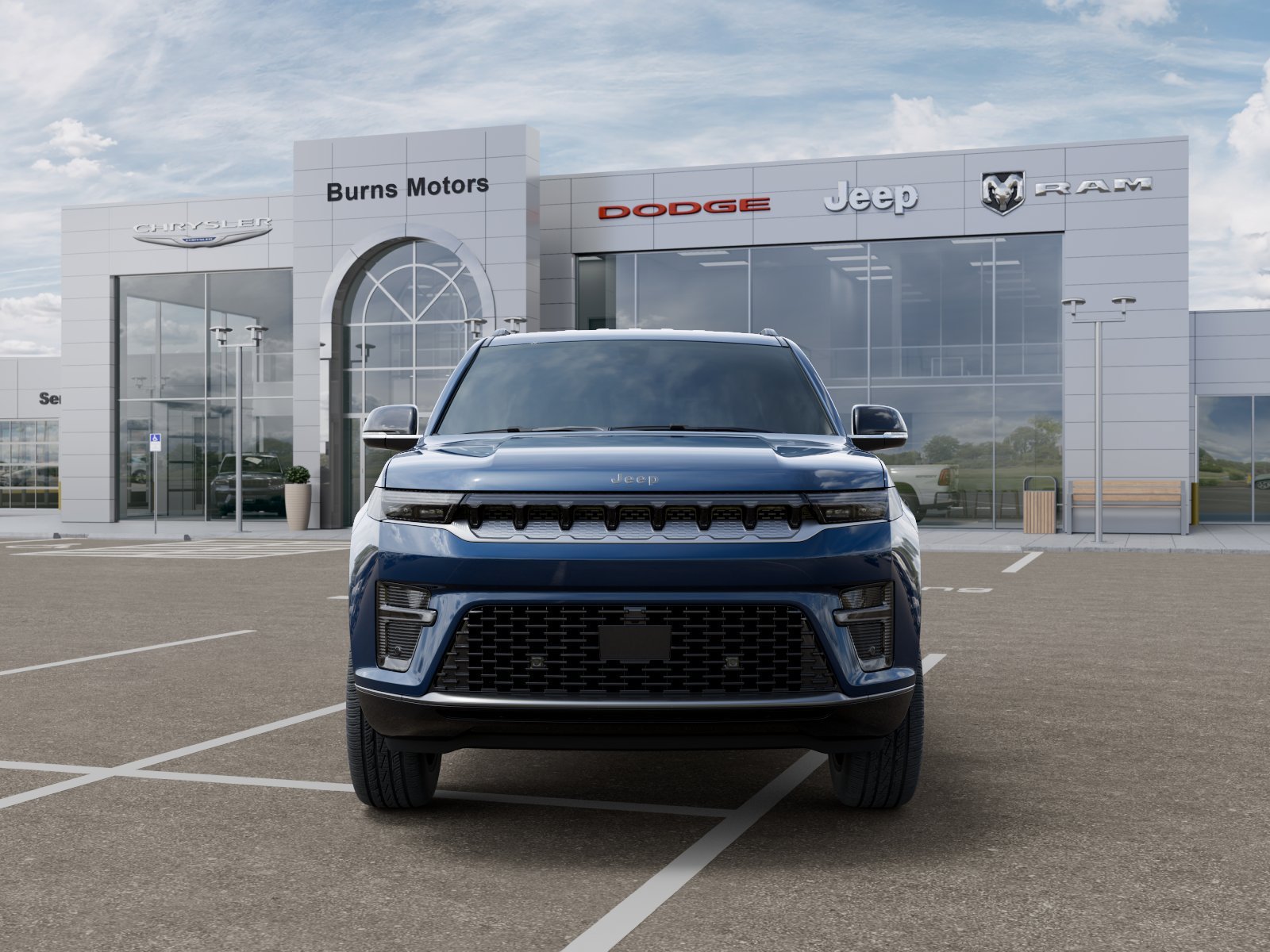 New 2026 Fathom Blue Pearl-Coat Exterior Paint Jeep 4x2 image 6