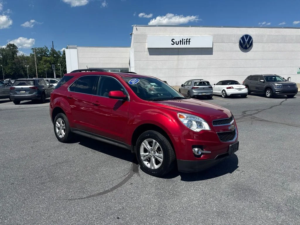 Used 2015 Crystal Red Tintcoat Chevrolet LT image 1