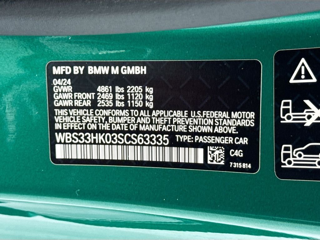 Used 2025 Green Metallic BMW Competition image 32