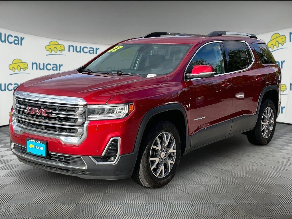 Used 2022 Cayenne Red Tintcoat GMC SLT image 3