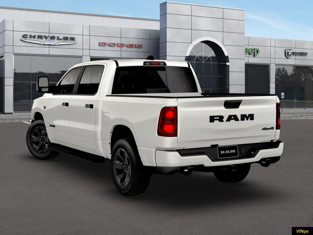 New 2026 Bright White Clear-Coat Exterior Paint RAM Black Express image 2