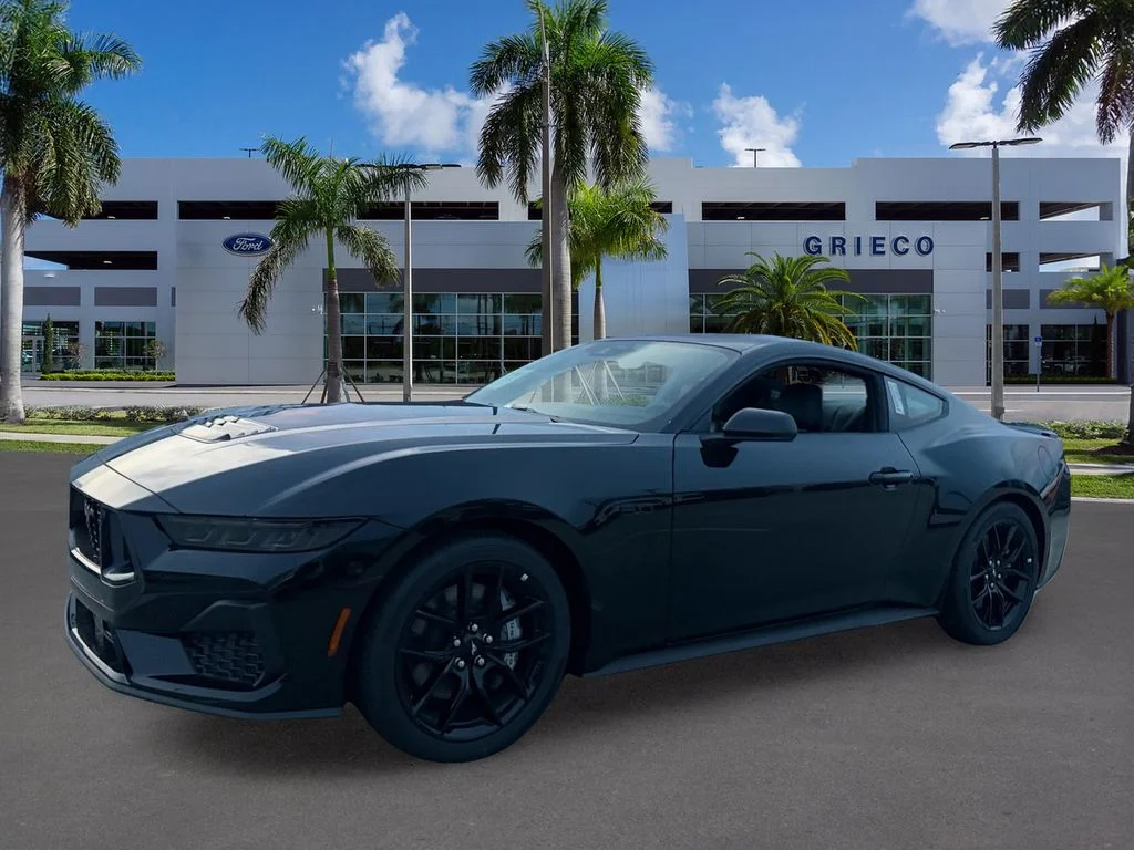 New 2026 Shadow Black Ford GT Premium Fastback image 3