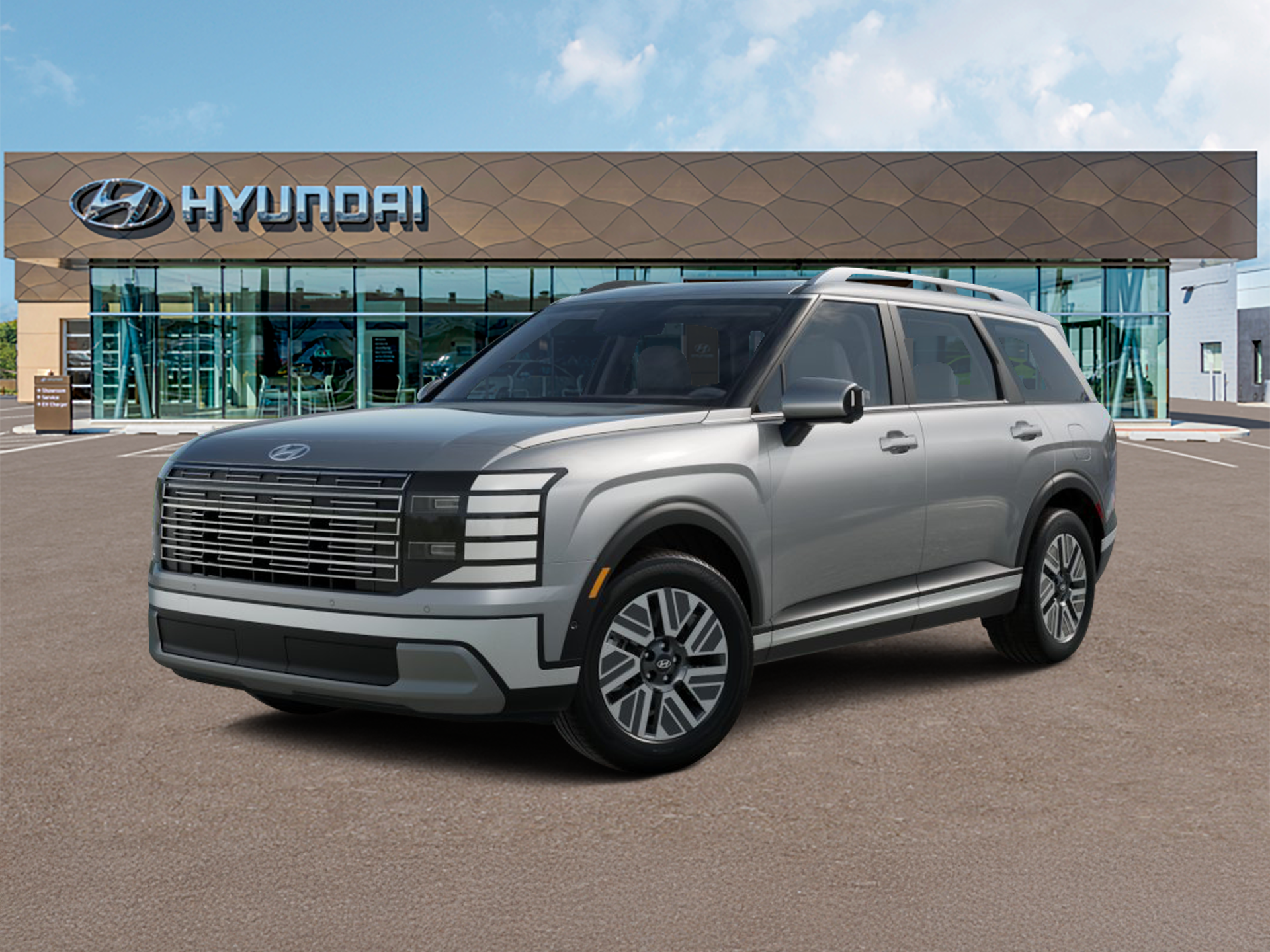 New 2026 Typhoon Silver Metallic Hyundai Blue SEL Premium 8P image 2