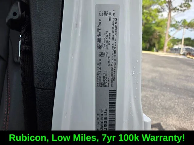 Certified Used 2025 White Jeep Rubicon image 20