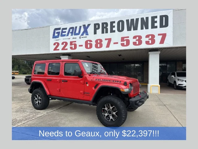 2018 Jeep Wrangler Unlimited Rubicon