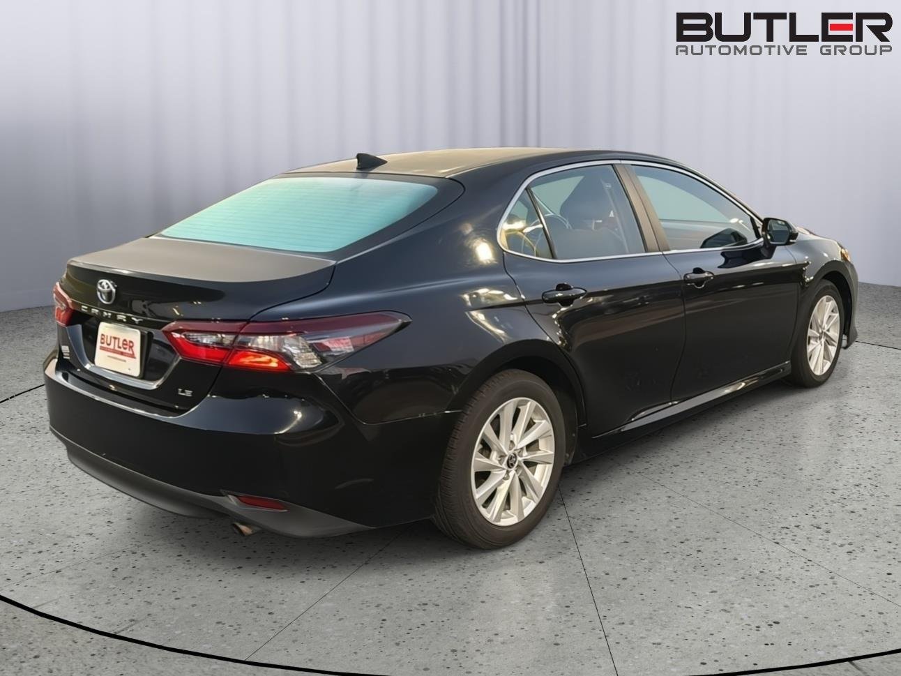 Certified Used 2022 Midnight Black Metallic Toyota LE image 6