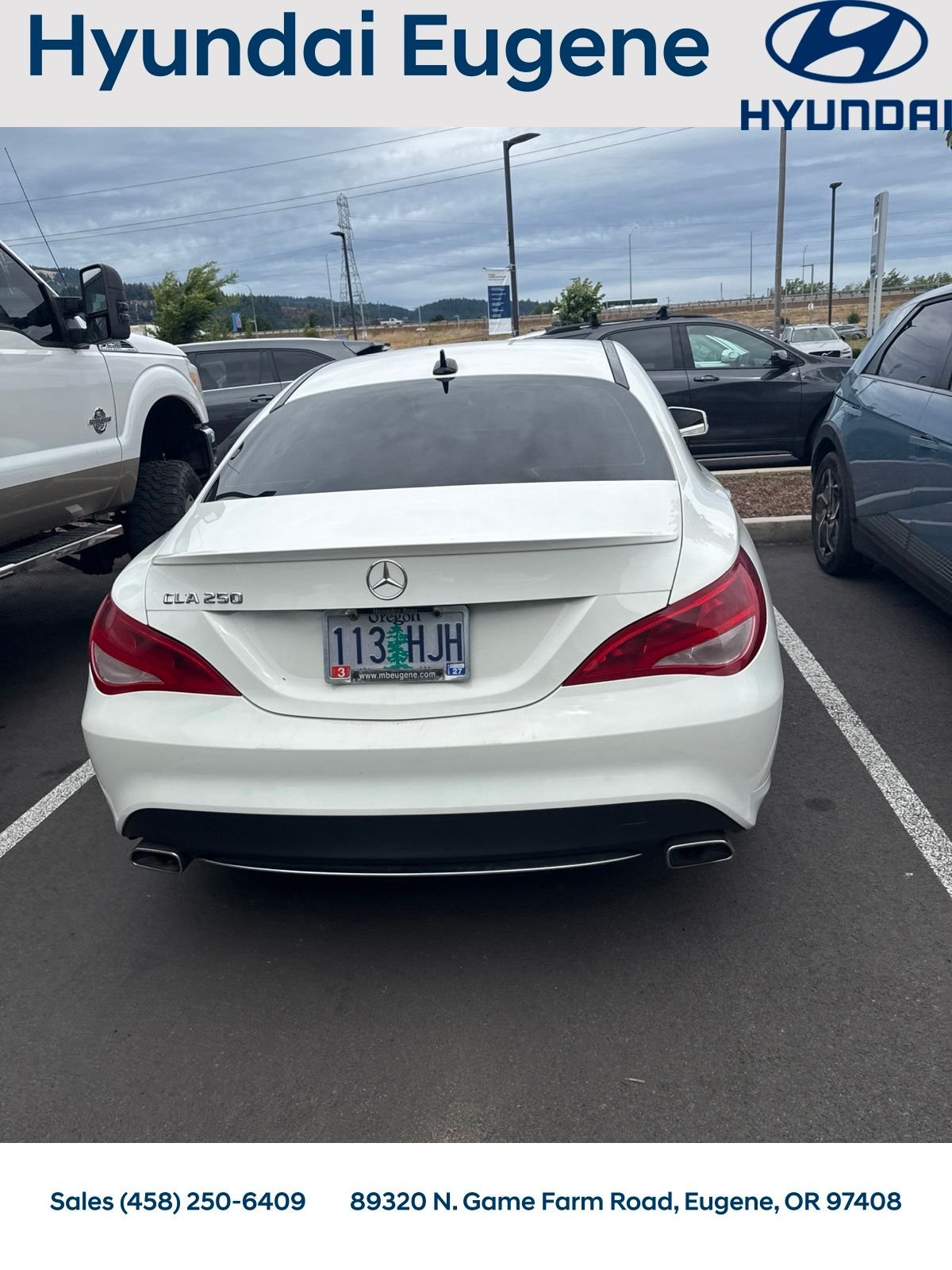 Used 2015 White Mercedes-Benz CLA 250 image 2