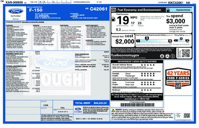 Used 2019 White Ford LARIAT image 13