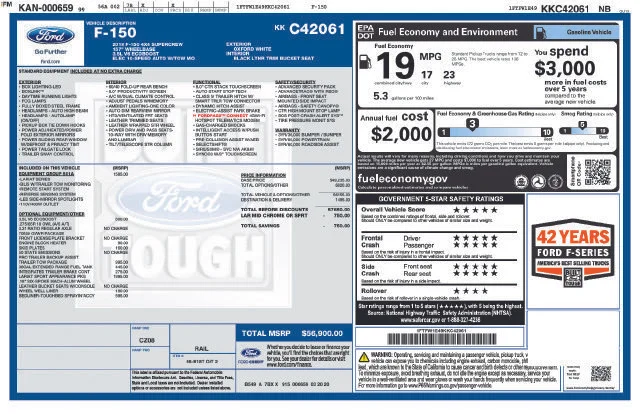 Used 2019 White Ford LARIAT image 13