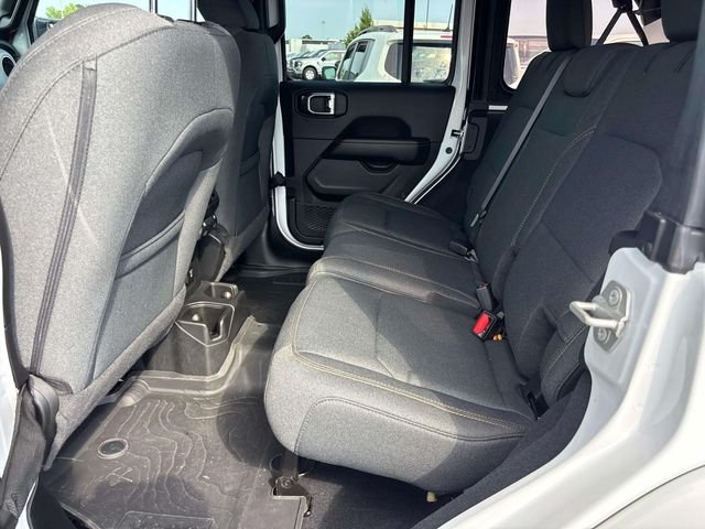 Used 2024 Bright White Clearcoat Jeep Sahara image 15