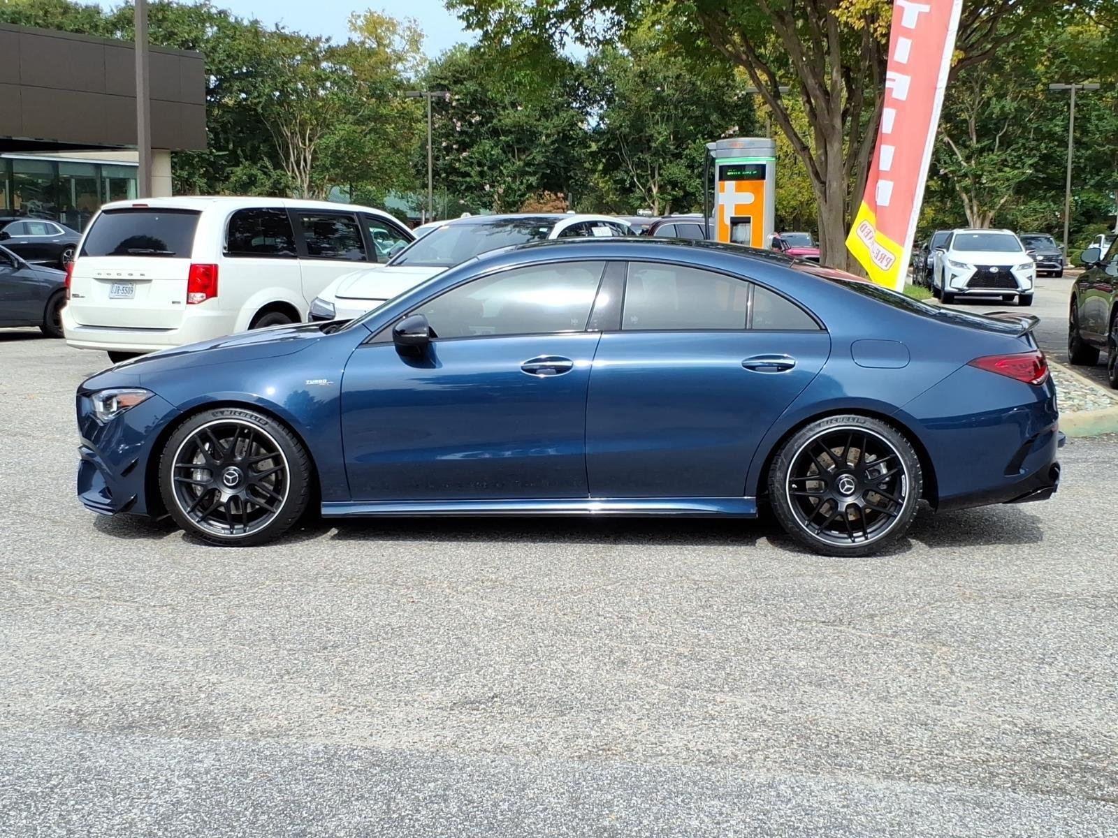 Used 2022 Denim Blue Metallic Mercedes-Benz AMG® CLA 45 image 3