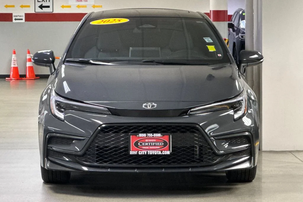 Certified Used 2025 Black Toyota SE image 9