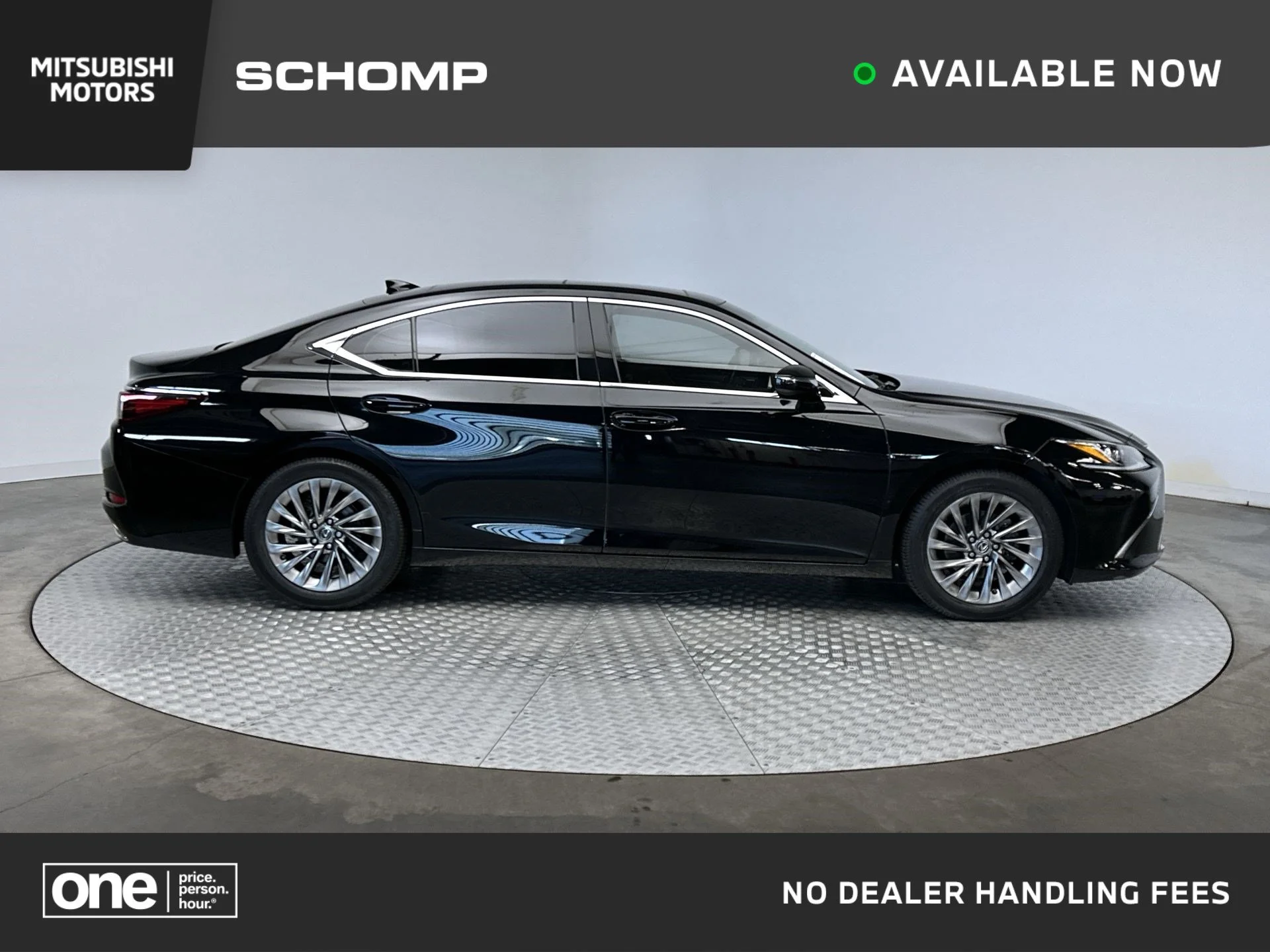 Used 2020 Obsidian Lexus ES 350 Luxury image 1