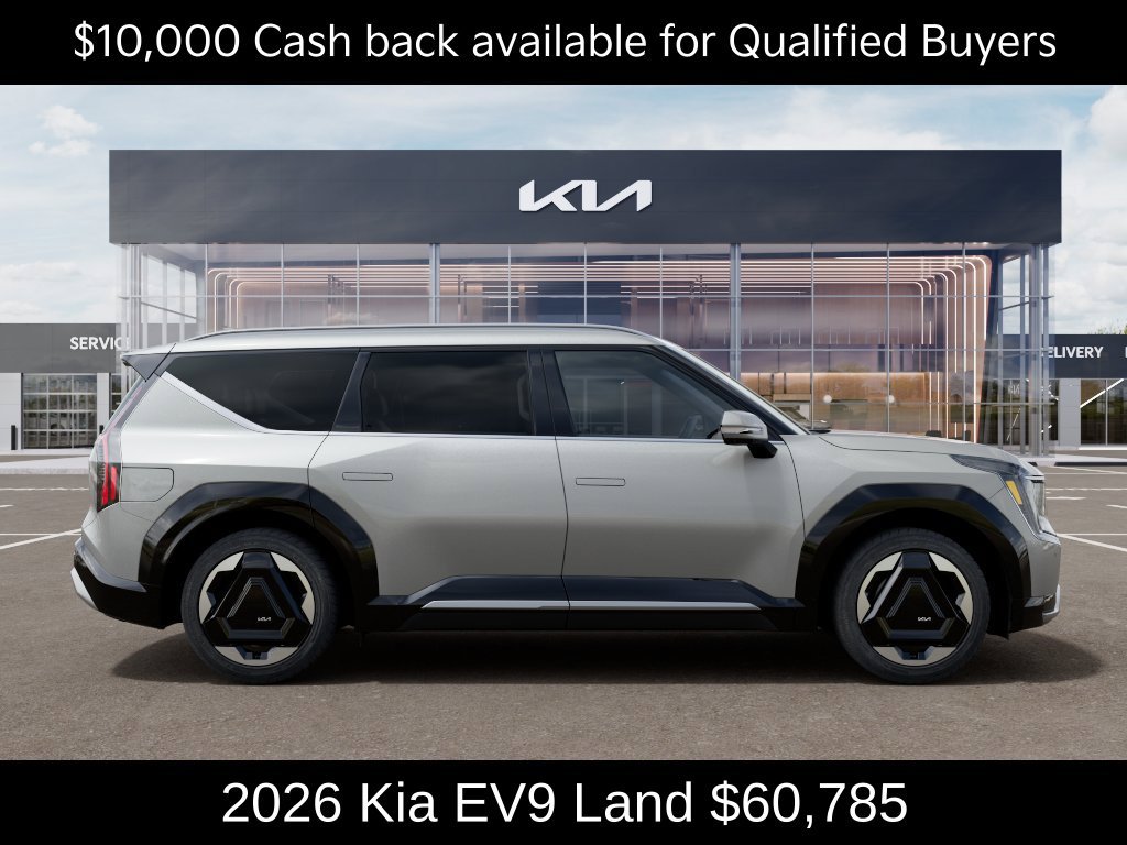 New 2026 Ivory Silver Kia Land AWD image 8